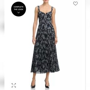 Cinq à Sept Botanical Floral A Line Dress 2 $495